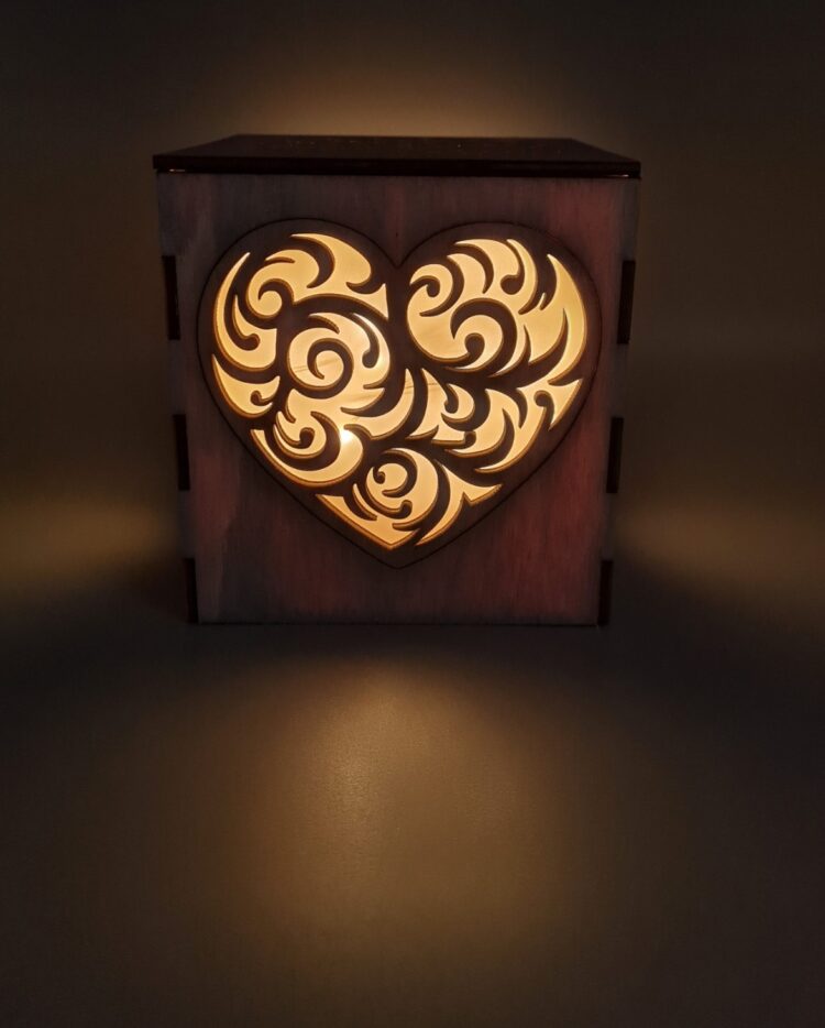 Lampe LED "Herz"